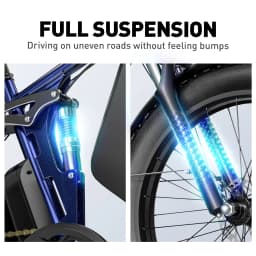 FENGQS F7PRO Adult Outdoor Mountain Ebike 1000W 52V 23Ah Electric Bike 26*4.0" Fat Tire Hydraulic Disc Brakes Electric Bicycle