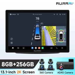 2K Car Intelligent Screen GPS Stereo For Fiat Panda 2003 - 2012 Carplay Android Auto radio ADAS 360 Camera multimedia player