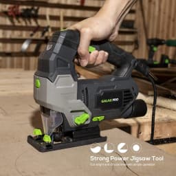 GALAX PRO Electric jigsaw with laser guide 3000 rpm 800 W with 6 variable spe