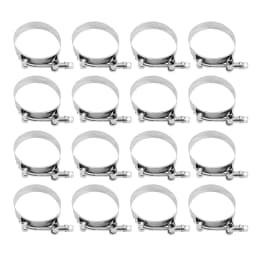 UNIVERSAL TURBO BOOST INTERCOOLER PIPE KIT 2.5" 64MM 8PCS ALUMINUM PIPING BLUE