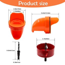 Automatic Gravity Chicken Feeder DIY Rainproof Poultry Feeder Port Reduce Spillage Food Farm Chicken Duck Food Controller Tools