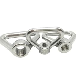 Stainless Steel Triangular Lifting Eye Nut, Threaded Ring Assembly, Suitable for Handle Bolts, M8, M10