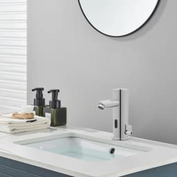 Smart Sensor Basin Faucet Hot Cold Water Mixer Tap Touchless Vanity Sink Faucet Motion Automatic Sensor Faucet for Bathroom