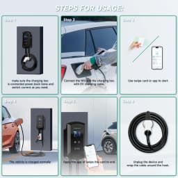 JNTAFEV 11KW 16A Type 2 EV Charger 32A 7.6KW/22KW Electric Car Charger 1/3Phase Car Charging Station Wallbox WiFi APP Control