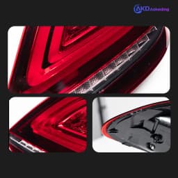 AKD Car Styling Lights for Mercedes-Benz W205 Tail Lihgt 2014-2021 C-CLASS C180 C200 C260 C300 LED Tail Lamp DRL Dynamic Signal Auto Accessories