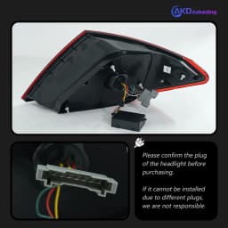 CG Car Styling Tail Lamp for Benz W204 LED Tail Lights 2007-2013 C-CLASS W204 LED DRL Turn Signal Brake Reverse Auto Accessories