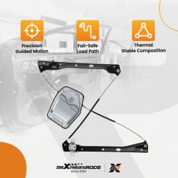 Front Right Window Regulator for VW Golf 2003-2008 Hatchback 1K5837462B