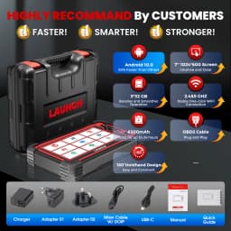 LAUNCH X431 CRP919E OBD2 Scanner, 2026 Bidirectional Scan Tool as CRP919EBT, CANFD/DoIP/FCA SGW, ECU Code, 35+ Service,