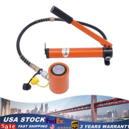 CNCEST Hydraulic Hand Pump 20T CP-180 Hydraulic Ram Cylinder Jack with 0.512" Stroke Hand Pump Portable Power Ram