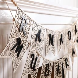 Eid Ramadan Decoration Mubarak Banner Wooden Decorations Rustic Bead Banner Eid Al-Fitr Party Decor Supplies For Home Decoration