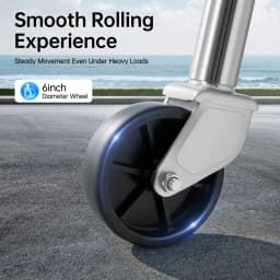 Multi-purpose Trailer Jack Trailer Support Wheels Strong Bearing Capacity 540kg for Towing Trailers and Boat Trailers