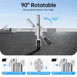 Multi-purpose Trailer Jack Trailer Support Wheels Strong Bearing Capacity 540kg for Towing Trailers and Boat Trailers