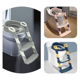 Adjustable Height Potty Training Seat Anti-Slip Pads for Safety Toddler Toilet Trainer for Girls Boys