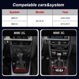 8.8 Inch Linux Wireless CarPlay Andorid Auto Car Radio For Audi A6 C6 4F 2005-2011 MMI 2G 3G GPS Navigation Stereo Autoradio