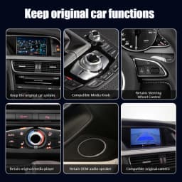 8.8 Inch Linux Wireless CarPlay Andorid Auto Car Radio For Audi A6 C6 4F 2005-2011 MMI 2G 3G GPS Navigation Stereo Autoradio