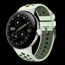 Two-color Band for Google Pixel Watch 4 41mm/45mm Mesh Strap with Breathable Holes Compatible with Google Pixel Watch 3 2 1