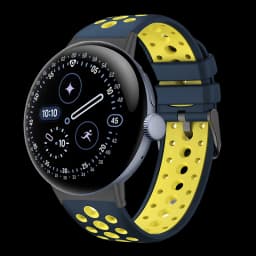 Two-color Band for Google Pixel Watch 4 41mm/45mm Mesh Strap with Breathable Holes Compatible with Google Pixel Watch 3 2 1