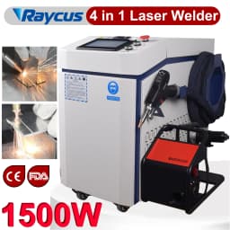 1500W Laser Welder 4-in-1 Fiber Laser Welding Cutting Cleaning Soldering Machine for Metal Handheld Laser Welding Machine