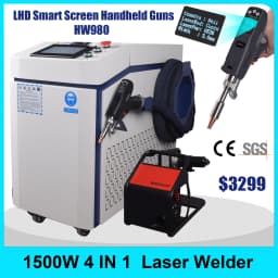 1500W Laser Welder 4-in-1 Fiber Laser Welding Cutting Cleaning Soldering Machine for Metal Handheld Laser Welding Machine
