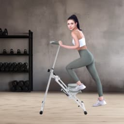 Home Stair Stepper Stair Stepper 3 Angle Adjustable Pedals for Cardio Exercise Foldable Vertical Stair Climber