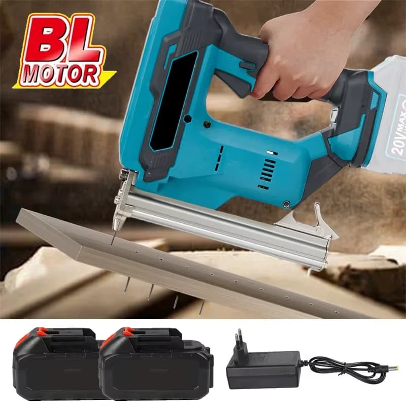 Brushless Electric Nail Gun F30 F25 F20 F15 F10 Stapler Nailer Woodworking Wireless Cordless Power Tools For Makita 18V Battery