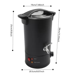 10L 1800W Electric Stainless Steel Wax Melt Kit Temperature Control Wax Melter for Candle Making Large Electric