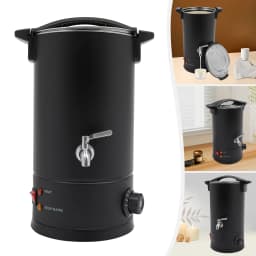 10L 1800W Electric Stainless Steel Wax Melt Kit Temperature Control Wax Melter for Candle Making Large Electric