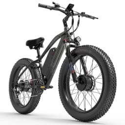 LANKELEISI MG740 Plus Adult 1000W*2 Motor Electric Bicycle 48V 20Ah Battery 26" Fat Tire Electric Bike 120KM Max Range