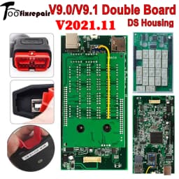 TCS White NEC Relays Multidiag Pro Old Housing V9.0 & V9.1 V2021.11 Bluetooth Double PCB PRO + Diagnosis Scanner For Car/Truck