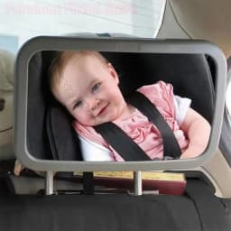 Baby Car Mirrors Adjustable Car Rear Seat Mirrors Facing Headrest Mounted Children Baby Safety Monitoring Accessories
