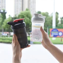 300ML Blender Shaker Bottle with Stainless Ball BPA Free Plastic Protein Shakes Leakproof for Powder Workout Gym Sport