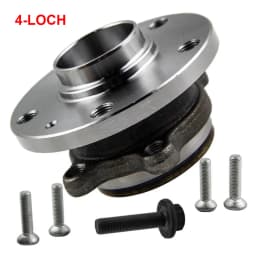 Front Left Right 4-hole Wheel Bearing Hub For Vw Caddy Golf Mk 5/6/7 Audi