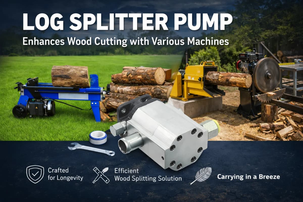 Professional Log Splitter Hydraulic Pump 13GPM 3000PSI for Wood Splitter Press Cutter Machine