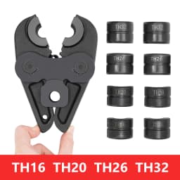 Jaw + Molds TH16, TH20, TH26, TH32 Hydraulic PEX, PB Tube Fittings Pipe Crimping Tool Pliers