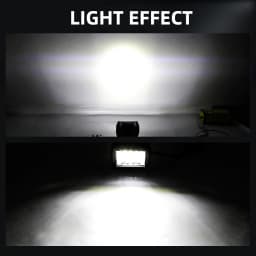 Braveway LED Work Lights Universal 4 Inch Offroad LED Fog Driving Lamp 6500K Spot / Flood / Combo Beam 20000LM for Car ATV Moto