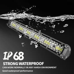 Braveway LED Work Lights Universal 4 Inch Offroad LED Fog Driving Lamp 6500K Spot / Flood / Combo Beam 20000LM for Car ATV Moto