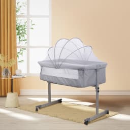 Cododo bed, baby crib, baby bed, from birth and up to 60kg, Gray