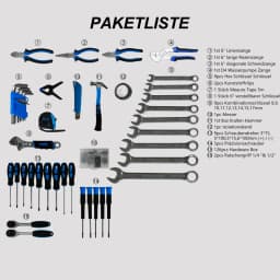 247-Piece Home Maintenance Tool Set Combined Maintenance Tool Case with Durable Storage for General Machine Repair