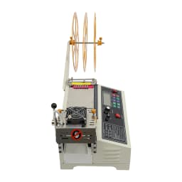 Webbing Cutting Machine, Automatic Hot and Cold Tape Cutter, Automatic Ribbon Belt Fabric Cutter w/ 3 Clamping Trays
