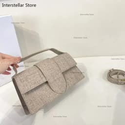2025 New Trendy Square Bag Fashionable Multi-purpose Shoulder Bag Clutch Bag Crossbody Bag Underarm Bag