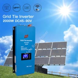 2000W Solar PV Limit Sensor Inverter with LED Display DC45-90V to AC 230V Household Solar Grid on Inverter Shipping From EU