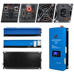 2000W Solar PV Limit Sensor Inverter with LED Display DC45-90V to AC 230V Household Solar Grid on Inverter Shipping From EU