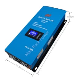 2000W Solar PV Limit Sensor Inverter with LED Display DC45-90V to AC 230V Household Solar Grid on Inverter Shipping From EU