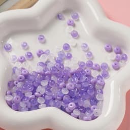100pcs/lot Glass Imitation Jade Beads Flat Round Spacer Beads Mixed Bead for DIY Necklaces Bracelets Jewelry Making Accessories