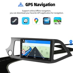 ESSGOO For KIA PICANTO TA 2011-2016 Android 15 9" Apple CarPlay Android auto Car Stereo Radio GPS Nav BT USB FM WIFI Mirror link