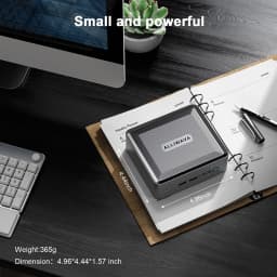 Alliwava U58 Mini Pc, Amd Ryzen 7 5825U 8 Cores Max 4.5Ghz 16Gb Ram 512Gb Ssd, Wifi 6E Bluetooth 5.2, 2*Usb3.0, 2*Usb2.0, 1*Rj45