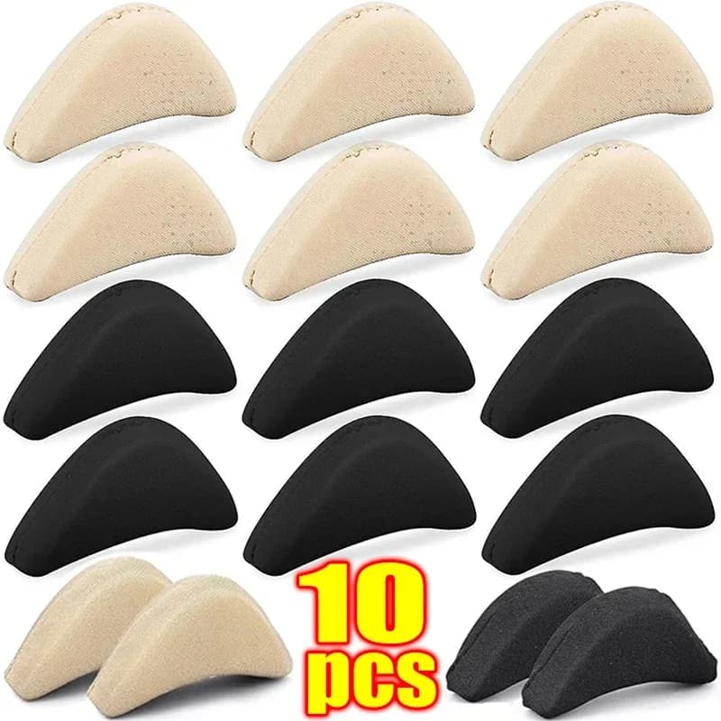 2-10pcs Women's Sponge Forefoot Insert Pads Reduce Shoe Size Pain Relief High Heel Filler Insoles Adjust Toe Plug Cushions