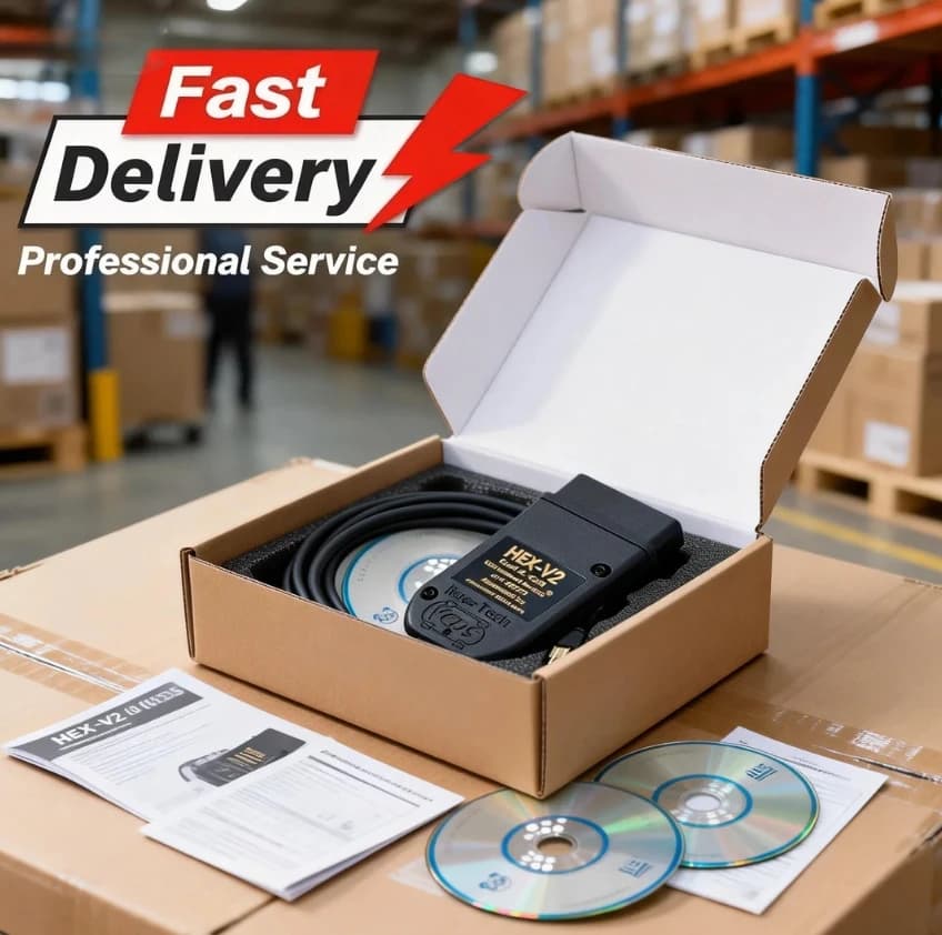 2026 VCDS VAGCOM Interface VCDS CAN HEX V2 Update V25.3 FOR VW For AUDI Skoda Seat Multi-Language Car Autocom Diagnostics Tools