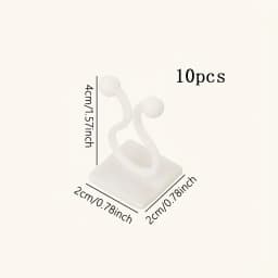 10pcs-Home Garden Plant Climbing Wall Fixture Clips Rattan Vine Fixer Self-Adhesive Plant Climbing Wall Fixed Buckle Hook