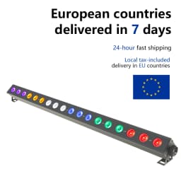AICPOSE DMX 18x12W LED RGBW LED pixel Wall Washer LED Bar Wall Washer Bar Stage Light Party Wedding Event Lighting